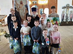 В храме Преображения Господня села Заброды состоялся Пасхальный концерт воспитанников воскресной группы