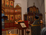 Всенощное бдение накануне праздника Рождества Пресвятой Богородицы  в слободе  Шапошниковка