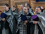 В Великую Среду Глава Воронежской митрополии совершил последнюю в нынешнем году Литургию Преждеосвященных Даров