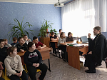 Состоялась встреча с учениками общеобразовательной школы сл. Марченковка