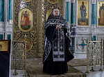 Во вторник 1-й седмицы Великого поста епископ Дионисий молился за утренним богослужением в Свято-Ильинском кафедральном соборе г. Россоши