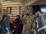 В Великий вторник епископ Дионисий совершил литургию Преждеосвященных Даров в храме Великомученика и Победоносца Георгия, с. Пасеково Кантемировского района