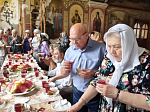 В день памяти равноапостольного князя Владимира в храме Архистратига Михаила города Острогожска состоялось праздничное богослужение