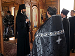 Глава Россошанской епархии совершил литургию Преждеосвященных Даров в Белогорской обители