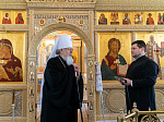 Глава Воронежской митрополии с архипастырским визитом посетил Алексиево-Акатов женский монастырь г. Воронежа