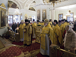 Епископ Россошанский и Острогожский Дионисий сослужил наместнику Данилова ставропигиального мужского монастыря, епископу Солнечногорскому Алексию за Божественной литургией в день 75-летия