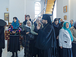 В праздник Сретения Господня Преосвященнейший епископ Дионисий совершил Литургию в Воскресенском соборе Белогорского мужского монастыря