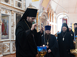 В среду 3-й седмицы Великого поста епископ Дионисий совершил Литургию Преждеосвященных Даров в храме иконы Божией Матери «Казанская» с. Новотолучеево