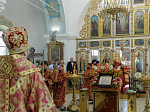 Правящий Архиерей возглавил престольное торжество храма во имя святого мученика Иоанна Воина города Богучара