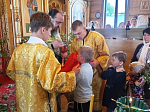 Праздник Святой Троицы в храме Успения Пресвятой Богородицы села Верхний Мамон