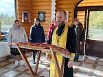 В храме села Березняги совершен молебен и освящена икона Божией Матери «Неопалимая Купина»