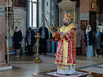 Преосвященнейший Дионисий, епископ Россошанский и Острогожский совершил Божественную литургию в Свято-Ильинском кафедральном соборе г. Россошь