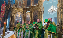 В храме святителя Афанасия Александрийского села Солдатское совершено соборное богослужение духовенства Острогожского церковного округа