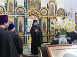 В Великий понедельник епископ Дионисий совершил литургию Преждеосвященных Даров в храме преподобного Сергия, игумена Радонежского, п.г.т. Подгоренский