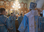 Правящий Архиерей возглавил престольные торжества храма Покрова Пресвятой Богородицы города Павловска