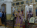 В субботу первой седмицы Великого поста епископ Россошанский и Острогожский Дионисий возглавил богослужение в храме святого мученика Иоанна Воина города Богучара