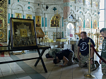 В Россоши встретили казачий крестный ход с чтимым образом Божией Матери «Избавительница от бед» (Ташлинская)