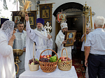В праздник Преображения Господня Правящий Архиерей совершил Божественную литургию в храме Преображения Господня города Острогожска