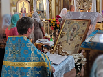 В Преображенском храме г. Осторогожска помолились у Сицилийской-Дивногорской иконы Божией Матери