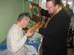 Мощи преподобного Сергия в районной больнице