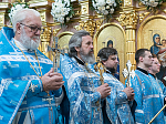Епископ Россошанский и Острогожский Андрей сослужил митрополиту Воронежскому и Лискинскому Сергию в день престольного праздника в Покровском соборе г. Воронежа