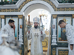 В праздник Собора Пресвятой Богородицы Преосвященнейший епископ Дионисий совершил Литургию в храме иконы Божией Матери «Казанская» города Павловска