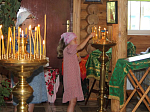 В Троицком храме встретили праздник происхождения Честных Древ Животворящего Креста Господня 