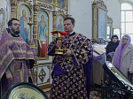 В субботу первой седмицы Великого поста епископ Россошанский и Острогожский Дионисий возглавил богослужение в храме святого мученика Иоанна Воина города Богучара