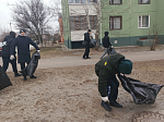 Молодежь Богучарского благочиния организовала  субботник