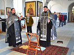 В Казанском храме городе Павловск совершили утреню с чтением жития преподобной Марии Египетской и Великого канона преподобного Андрея Критского