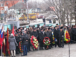 У мемориала на Центральной братской могиле Россоши состоялся митинг, посвященный 73-й годовщине освобождения Россоши и Россошанского района от немецко-фашистских захватчиков