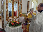 Праздник Преображения Господня молитвенно отметили в храме святого мученика Иоанна Воина города Богучар