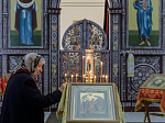 В Неделю 8-ю по Пятидесятнице епископ Дионисий совершил Божественную литургию в Воскресенском соборе Белогорского мужского монастыря