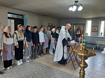 В селе Галиевка священнослужитель совершил молебен перед экзаменами