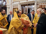 Епископ Россошанский и Острогожский Дионисий сослужил Предстоятелю Русской Православной Церкви в Храме Христа Спасителя в Москве