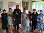 Представители благочиния посетили пункт временного проживания беженцев из ДНР и ЛНР