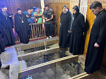 Епископ Россошанский и Острогожский Дионисий в составе монашеской делегации Русской Православной Церкви посетил Лавру преподобного Антония Великого