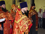 Архипастырь возглавил пасхальную утреню в храме Покрова Пресвятой Богородицы с. Ливенка Павловского благочиния