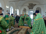 Епископ Дионисий возглавил престольное торжество храма святого благоверного князя Александра Невского с. Петровка