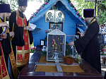Преосвященнейший епископ Дионисий совершил Божественную литургию в Георгиевском храме села Терновое Острогожского района