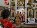 Преосвященнейший епископ Дионисий совершил Божественную литургию в Георгиевском храме села Манино Калачеевского района