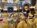 Епископ Россошанский и Острогожский Дионисий сослужил Предстоятелю Русской Православной Церкви в Храме Христа Спасителя в Москве