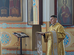 Правящий Архиерей совершил Божественную литургию в храме святых апостолов Петра и Павла с. Репьевка