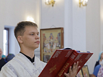 В день престольного праздника Архипастырь совершил Божественную литургию в храме Всемилостивого Спаса города Россошь