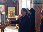 Губернатор и вице-спикер Госдумы проинспектировали ход реставрации Свято-Ильинского кафедрального собора г. Россоши