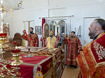 Епископ Дионисий совершил Божественную литургию в храме святого мученика Иоанна Воина г. Богучар