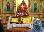 Божественная литургия в день памяти  свщмч. Евгения, пресвитера Ольховатского