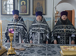 В среду второй седмицы Великого поста епископ Дионисий совершил Литургию Преждеосвященных Даров и диаконскую хиротонию в Казанском храме поселка Каменка