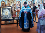 Казачий крестный ход с иконой «Избавительница от бед» посетил поселок Каменка