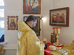 Епископ Россошанский и Острогожский Дионисий возглавил воскресное богослужение в храме преподобного Сергия Радонежского села Мастюгино Острогожского благочиния